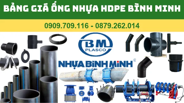 BẢNG GIÁ ỐNG NHỰA HDPE BÌNH MINH 2024 BẢNG GIÁ ỐNG NHỰA HDPE BÌNH MINH 2024