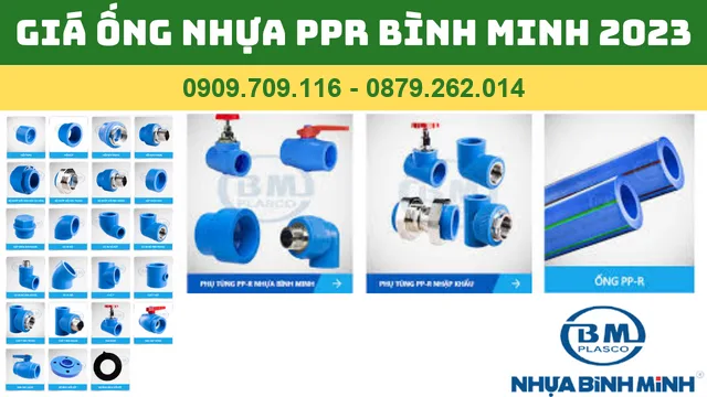 BẢNG GIÁ ỐNG NHỰA PPR BÌNH MINH 2023 BẢNG GIÁ ỐNG NHỰA PPR BÌNH MINH 2023