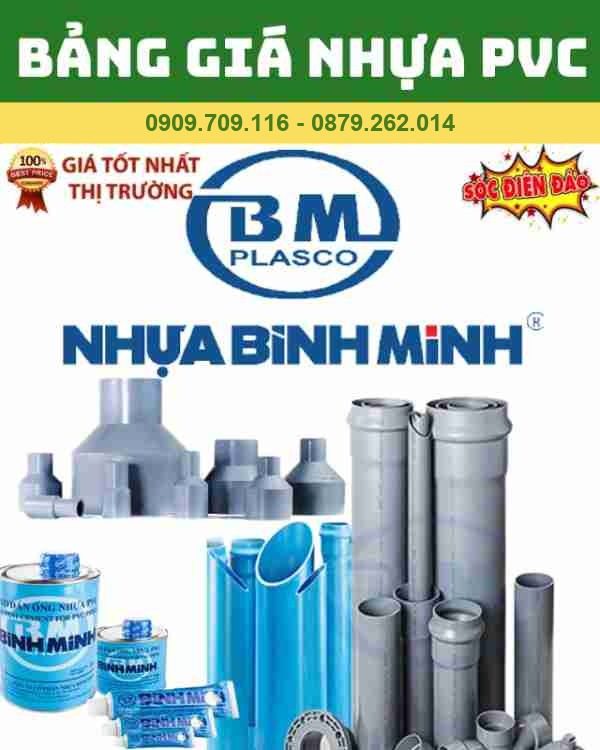 Bảng Giá Ống Nhựa PVC Bình Minh 2026 - Cập Nhật Mới Nhất