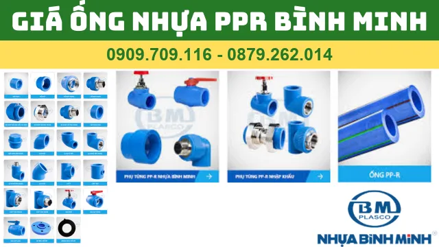 GIÁ ỐNG NHỰA PPR BÌNH MINH 2024 GIÁ ỐNG NHỰA PPR BÌNH MINH 2024