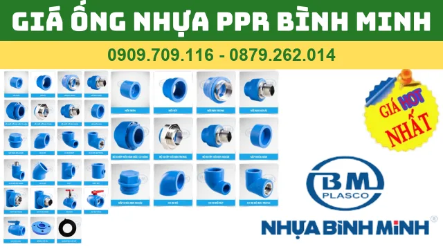 GIÁ PHỤ KIỆN NHỰA PPR BÌNH MINH 2024 GIÁ PHỤ KIỆN NHỰA PPR BÌNH MINH 2024