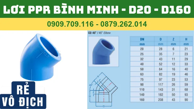 LƠI PPR BÌNH MINH - CHẾCH PPR BÌNH MINH LƠI PPR BÌNH MINH - CHẾCH PPR BÌNH MINH