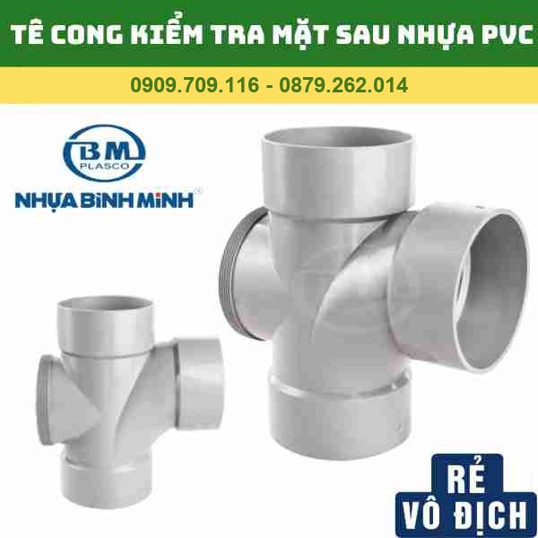 TÊ CONG KIỂM TRA MẶT SAU PVC BÌNH MINH