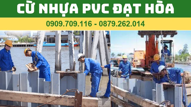 CỪ NHỰA PVC ĐẠT HÒA CỪ NHỰA PVC ĐẠT HÒA