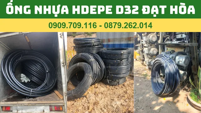 ỐNG NHỰA HDPE D32 ĐẠT HÒA - ỐNG ĐEN 32 ỐNG NHỰA HDPE D32 ĐẠT HÒA - ỐNG ĐEN 32
