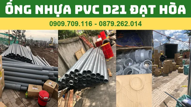 ỐNG NHỰA PVC D21 NHỰA ĐẠT HÒA ỐNG NHỰA PVC D21 NHỰA ĐẠT HÒA
