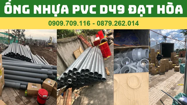 ỐNG NHỰA PVC D49 NHỰA ĐẠT HÒA ỐNG NHỰA PVC D49 NHỰA ĐẠT HÒA