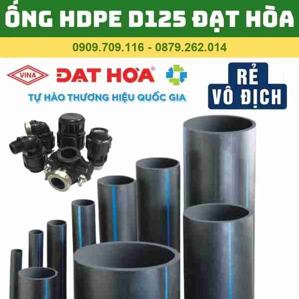 ỐNG HDPE 125 ĐẠT HÒA