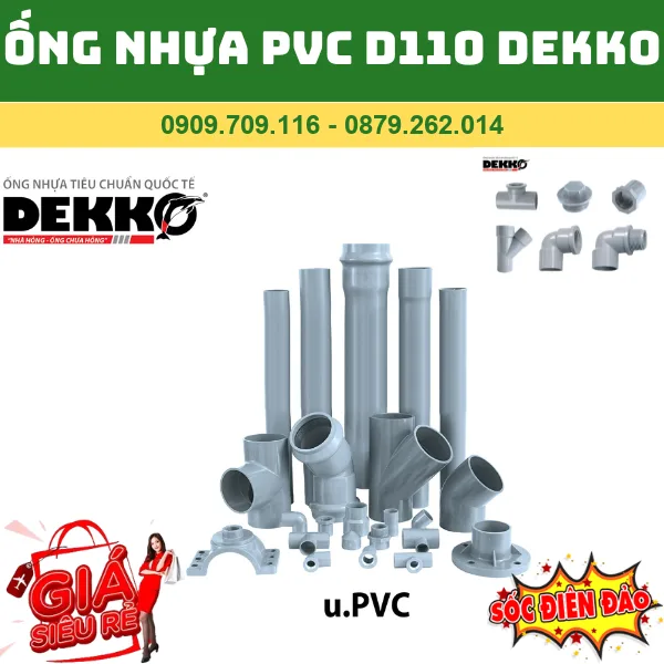 ỐNG NHỰA PVC D110 DEKKO