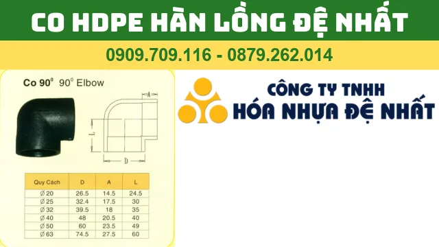 CO HDPE HÀN LỒNG ĐỆ NHẤT CO HDPE HÀN LỒNG ĐỆ NHẤT