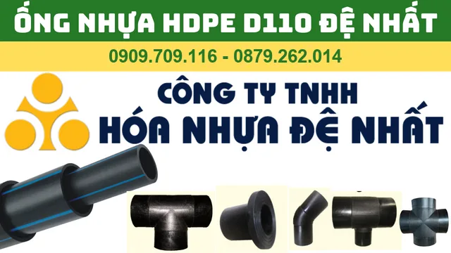 ỐNG NHỰA HDPE D110 ĐỆ NHẤT - ỐNG HDPE PHI 110 ĐỆ NHẤT ỐNG NHỰA HDPE D110 ĐỆ NHẤT - ỐNG HDPE PHI 110 ĐỆ NHẤT