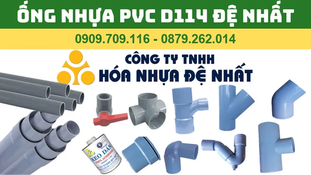 ỐNG NHỰA PVC D114 ĐỆ NHẤT - ỐNG PVC PHI 114 ĐỆ NHẤT