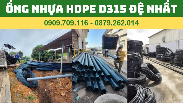 ỐNG NHDPE D315 ĐỆ NHẤT - ỐNG HDPE PHI 315 ĐỆ NHẤT ỐNG NHDPE D315 ĐỆ NHẤT - ỐNG HDPE PHI 315 ĐỆ NHẤT