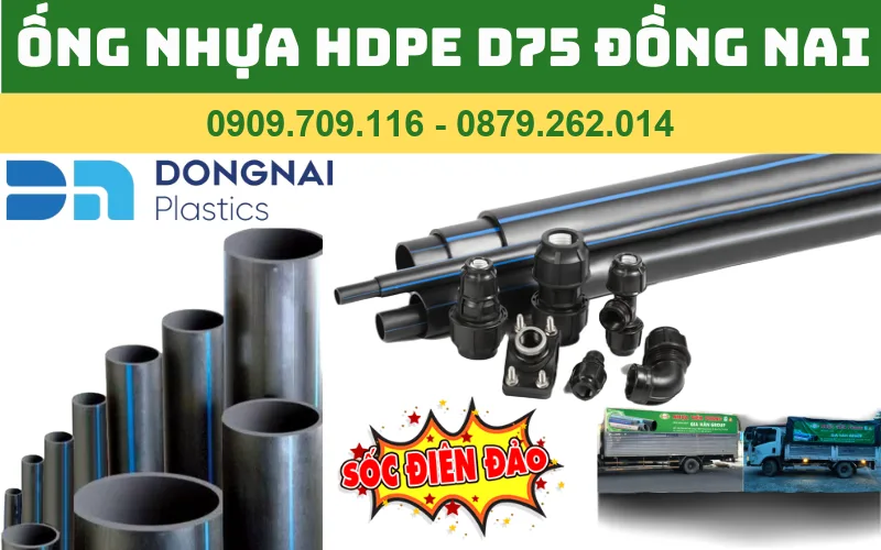 ỐNG HDPE D75 ĐỒNG NAI