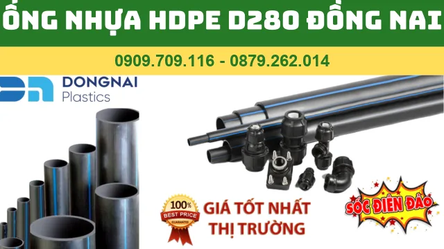 ỐNG NHỰA HDPE D280 ĐỒNG NAI