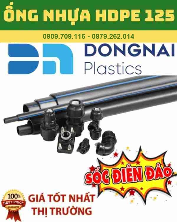 ỐNG HDPE D125 NHỰA ĐỒNG NAI