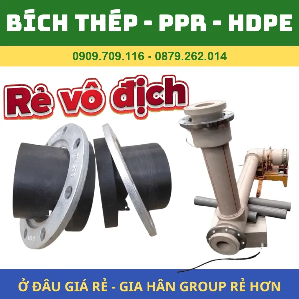 BÍCH THÉP PPR + HDPE