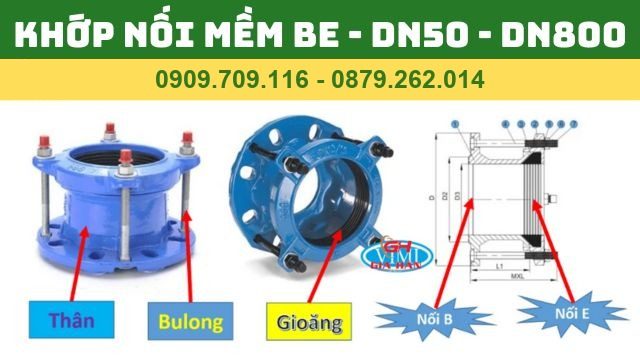 CẤU TẠO KHỚP NỐI MỀM BE - MỐI NỐI MỀM BE - BÙ MANCHON