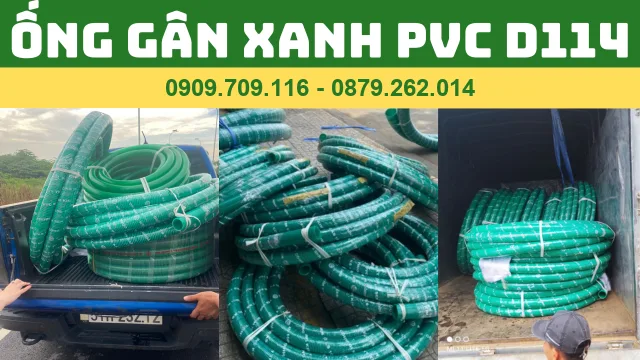 GIÁ ỐNG GÂN XANH PVC D114