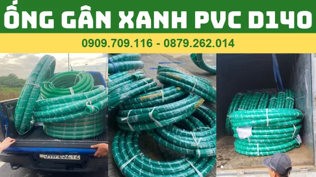 GIÁ ỐNG GÂN XANH PVC D140