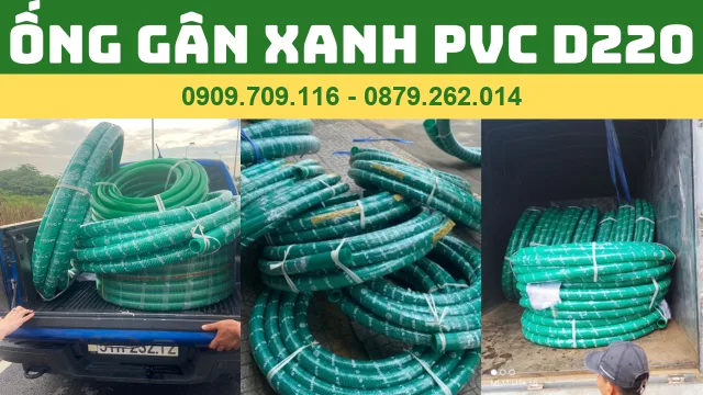 GIÁ ỐNG GÂN XANH PVC D220