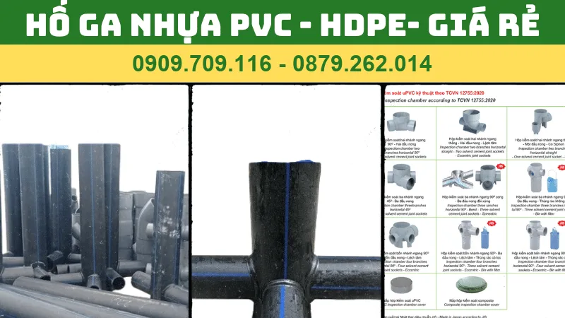 HỐ GA NHỰA PVC-HDPE