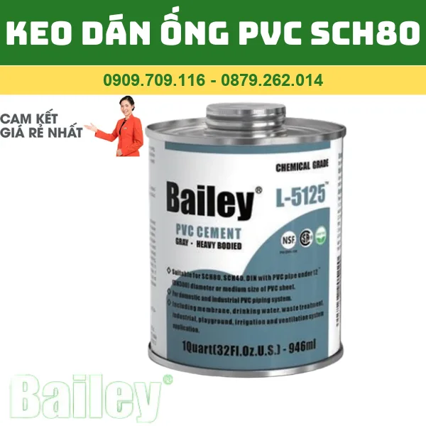 KEO DÁN ỐNG PVC SCH80 - 5125