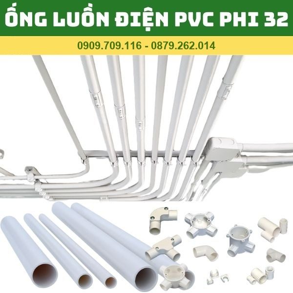 ỐNG LUỒN ĐIỆN PVC PHI 32 ỐNG LUỒN ĐIỆN PVC PHI 32