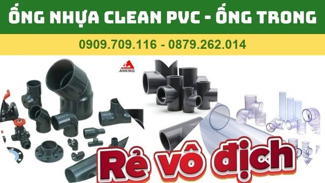 Ống nhựa Clean PVC (hay còn gọi là HP-PVC) nổi lên như một vật liệu hoàn hảo đáp ứng được các yêu cầu khắt khe của hệ thống nước siêu tinh khiết. Với khả năng hạn chế tối đa sự xâm nhập của các ion kim loại, TOC và vi sinh vật, ống Clean PVC đảm bảo chất lượng nước luôn ở mức cao nhất.