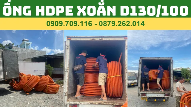 ỐNG NHỰA HDPE XOẮN D130/100 ỐNG NHỰA HDPE XOẮN D130/100