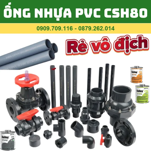 ỐNG NHỰA PVC SCH80