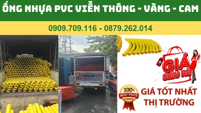 ỐNG NHỰA PVC VIỄN THÔNG - VÀNG - CAM ỐNG NHỰA PVC VIỄN THÔNG - VÀNG - CAM
