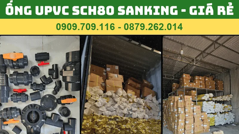 ỐNG NHỰA UPVC SCH80 SANKING