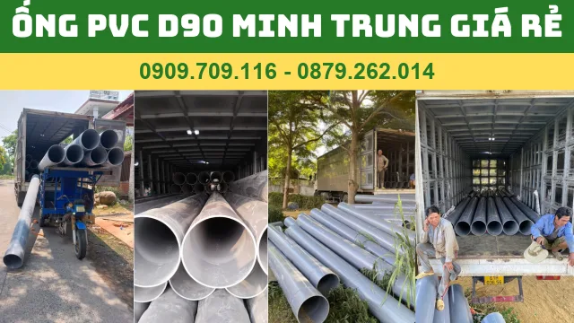 ỐNG PVC D90 MINH TRUNG GIÁ RẺ NHẤT