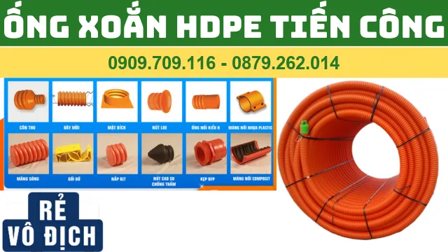 ỐNG XOẮN HDPE TIẾN CÔNG ỐNG XOẮN HDPE TIẾN CÔNG