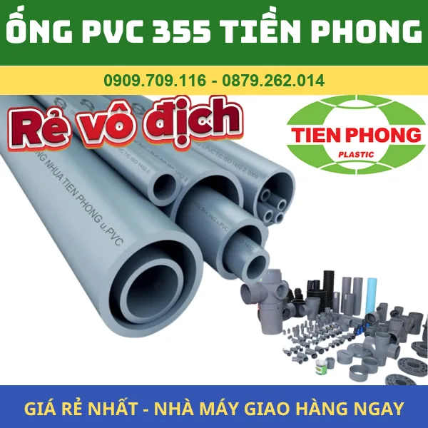 ỐNG NHỰA PVC D355 _ ỐNG NƯỚC PVC