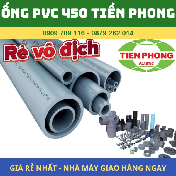 ỐNG NHỰA PVC D450 _ ỐNG NƯỚC PVC