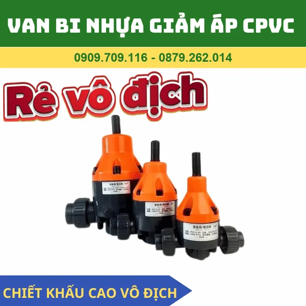 VAN BI NHỰA CPVC GIẢM ÁP