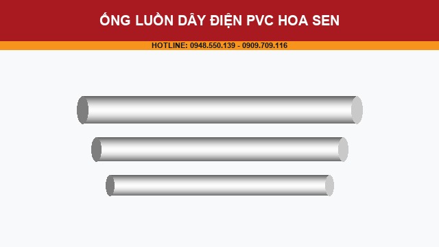 Ống Luồn Dây Điện PVC Hoa Sen