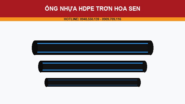 Ống Nhựa HDPE Trơn Hoa Sen