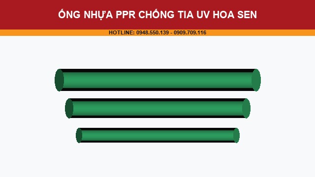 Ống Nhựa PPR Chống Tia UV Hoa Sen