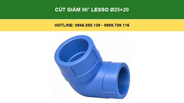 Cút Giảm 90° Lesso Ø25×20
