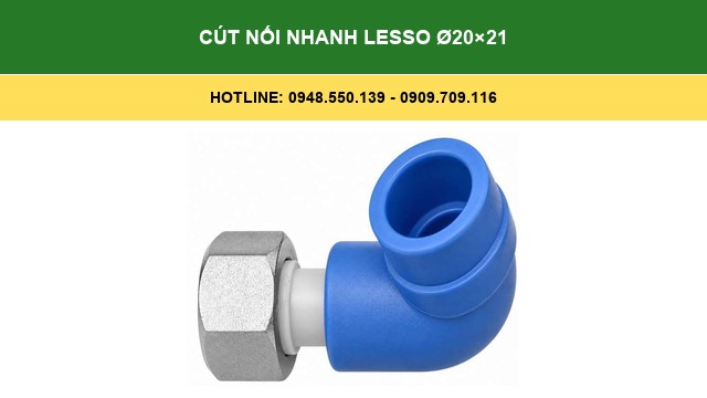 Cút Nối Nhanh Lesso Ø20×21