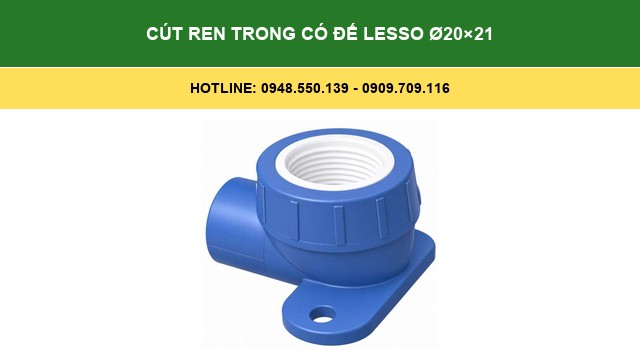 Cút Ren Trong Có Đế Lesso Ø20×21