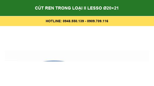 Cút Ren Trong Loại Ii Lesso Ø20×21