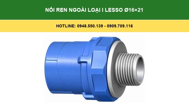 Nối Ren Ngoài Loại I Lesso Ø16×21