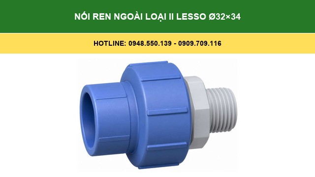 Nối Ren Ngoài Loại Ii Lesso Ø32×34