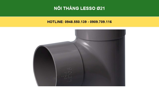 Nối Thẳng Lesso Ø21