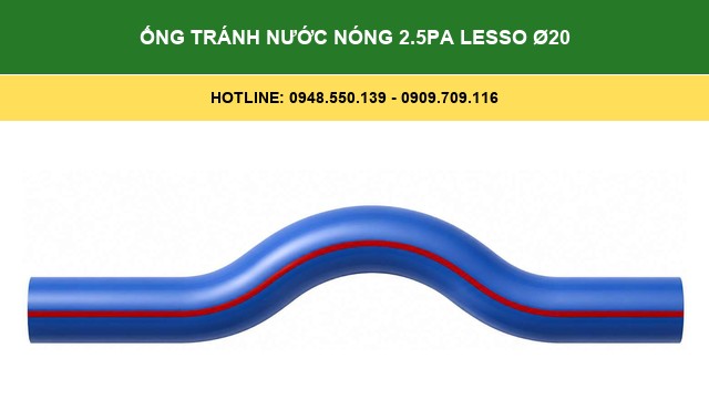 Ống Tránh Nước Nóng 2.5Pa Lesso Ø20