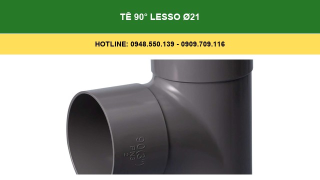 Tê 90° Lesso Ø21